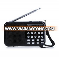 am fm radio with mini wireless digital speaker